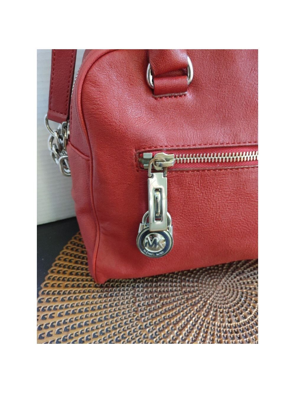 Michael Kors Knox Leather Satchel - Picture 2 of 8